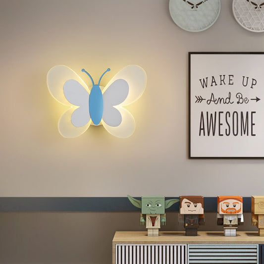 Applique Murale Papillon LED | Design Charmant et Ludique pour Enfant