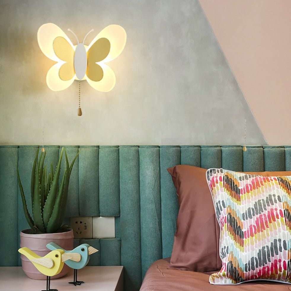 Applique Murale Papillon LED | Design Charmant et Ludique pour Enfant