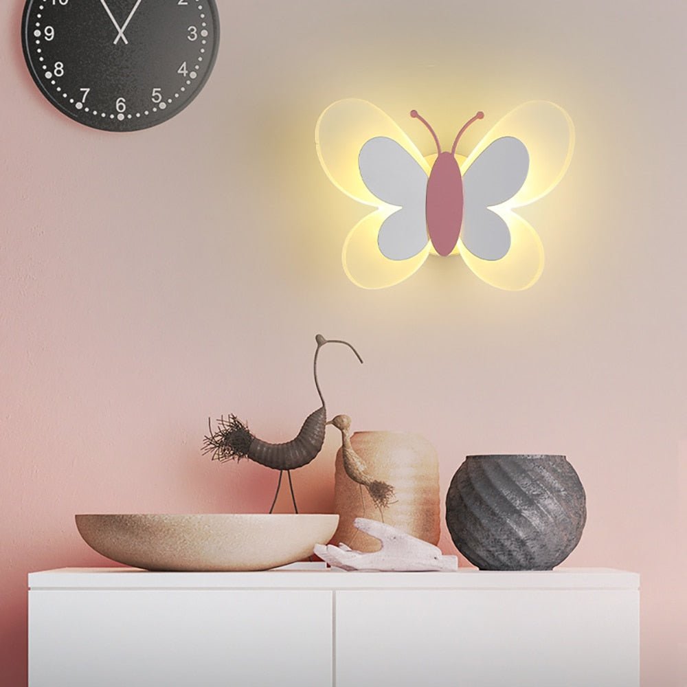 Applique Murale Papillon LED | Design Charmant et Ludique pour Enfant