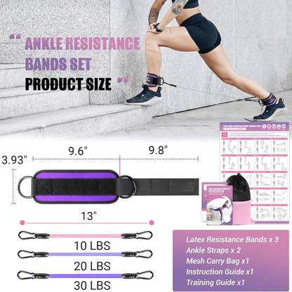 Bandes de Résistance pour Fessiers | Activation Musculaire et Flexibilité Optimale