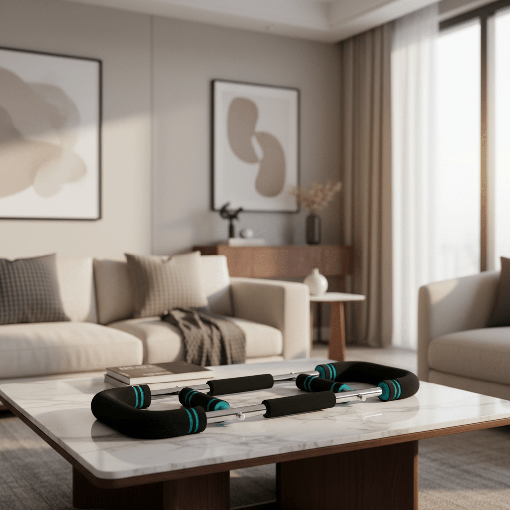 Barre d'entraînement ajustable pour bras | Résistance Personnalisable et Portable