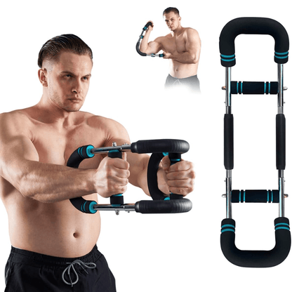 Barre d'entraînement ajustable pour bras | Résistance Personnalisable et Portable