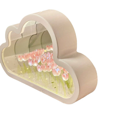 Lampe LED Florale Compacte | Effet Miroir Infini et Énergétiquement Efficace