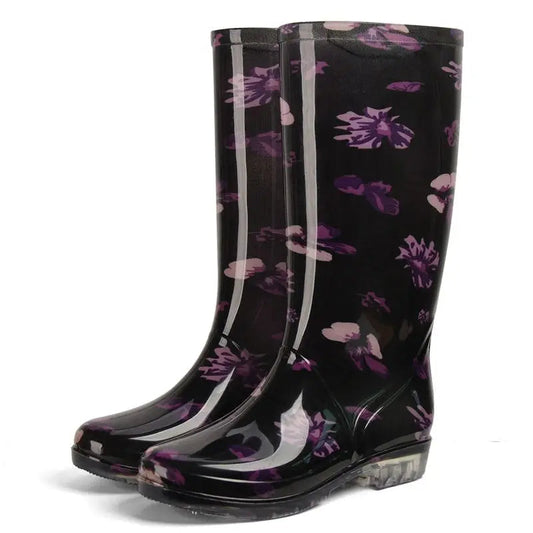 Bottes d'hiver imperméables pour femmes | Imprimé Floral et Confort Optimal