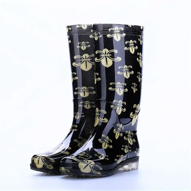 Bottes d'hiver imperméables pour femmes | Imprimé Floral et Confort Optimal