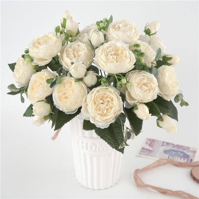 Bouquet de Pivoines Artificielles | Élégance et Fraîcheur Toute l'Année