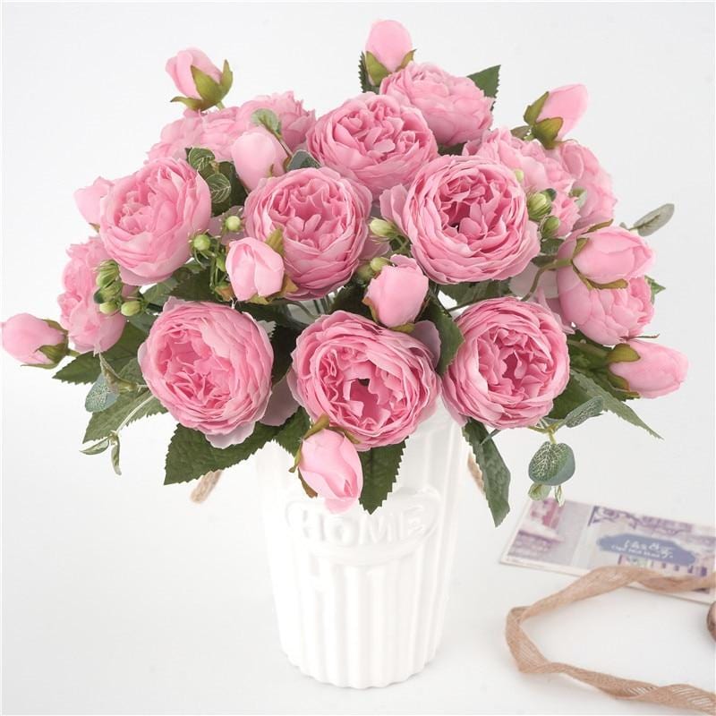Bouquet de Pivoines Artificielles | Élégance et Fraîcheur Toute l'Année