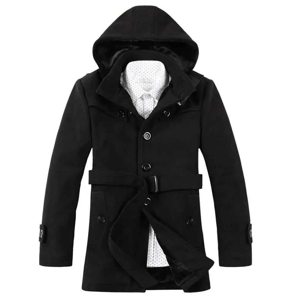 Manteau Trench Imperméable pour Hommes | Élégance Classique et Confort Optimal