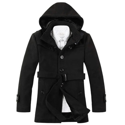 Manteau Trench Imperméable pour Hommes | Élégance Classique et Confort Optimal