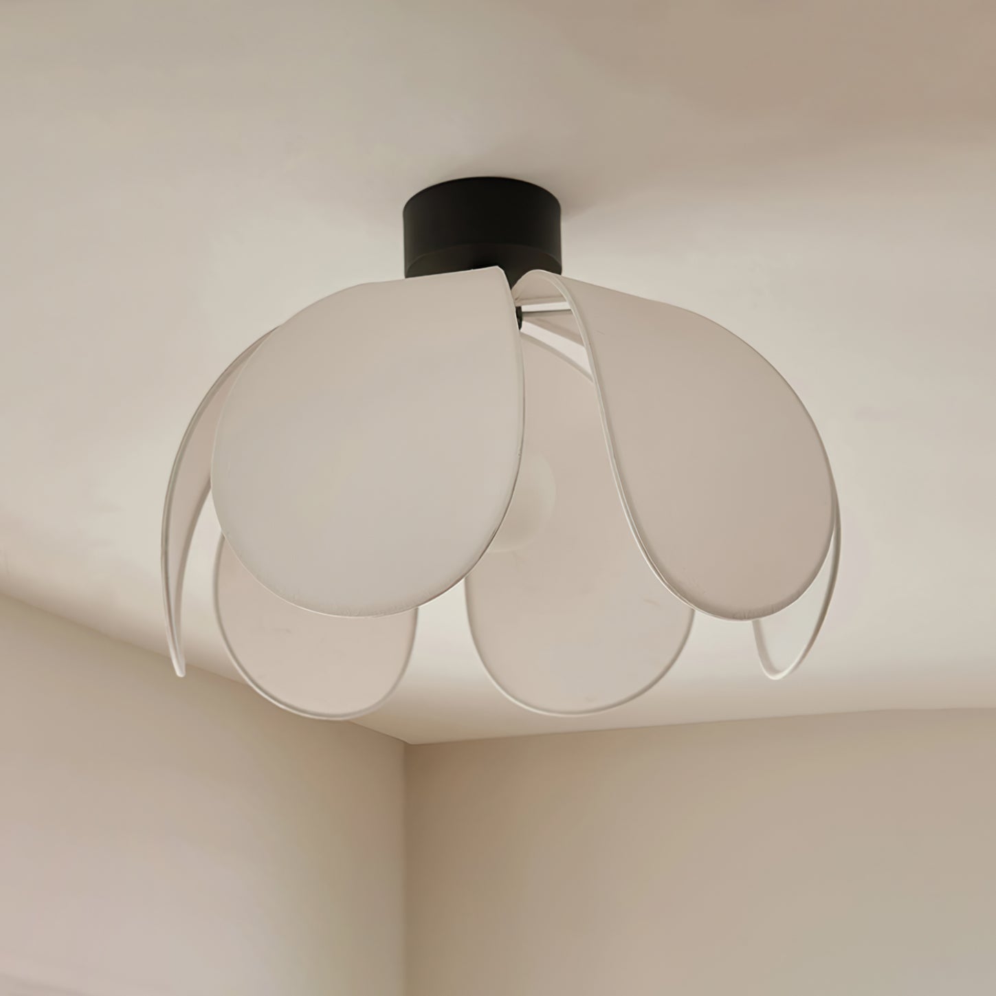 Plafonnier en Tissu Élégant | Atmosphère Chaleureuse et Accueillante