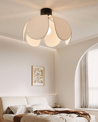Plafonnier en Tissu Élégant | Atmosphère Chaleureuse et Accueillante