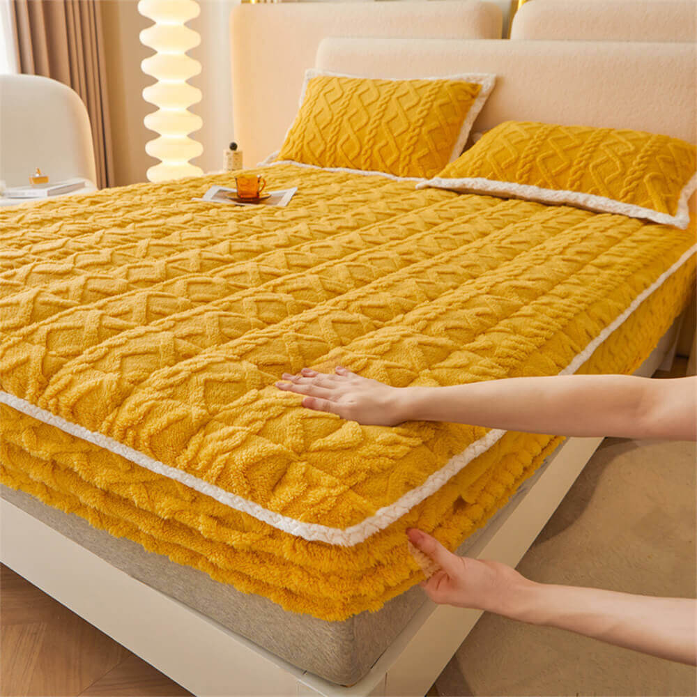 Housse de Matelas Ajustée Confortable | Respirante et Facile à Entretenir
