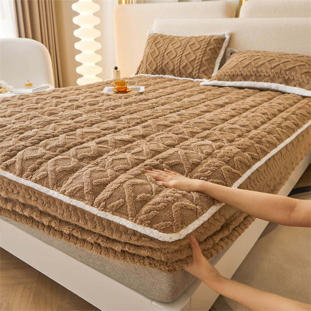 Housse de Matelas Ajustée Confortable | Respirante et Facile à Entretenir