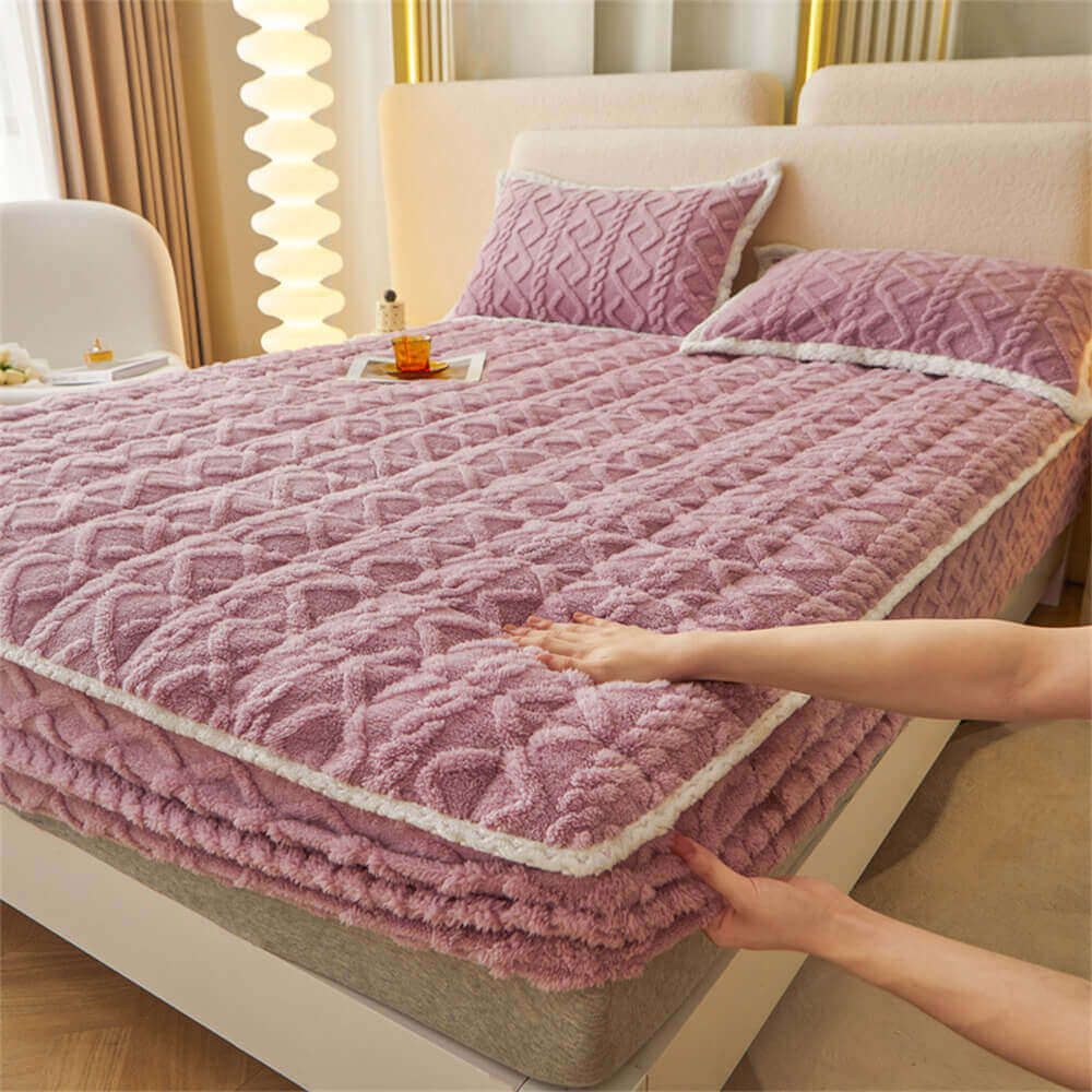 Housse de Matelas Ajustée Confortable | Respirante et Facile à Entretenir