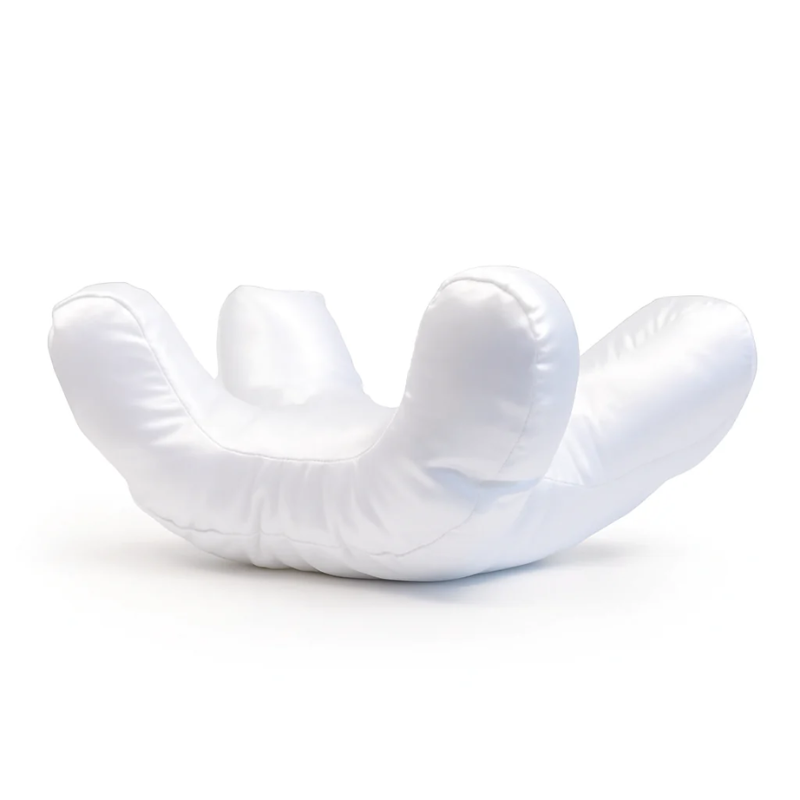 Ensemble d'oreillers de beauté | Oreiller contourné et taie en satin