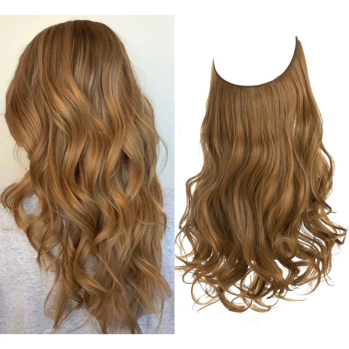 Extensions de Cheveux Réels Premium | Look Glamour et Naturel Instantané