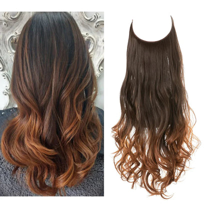 Extensions de Cheveux Réels Premium | Look Glamour et Naturel Instantané