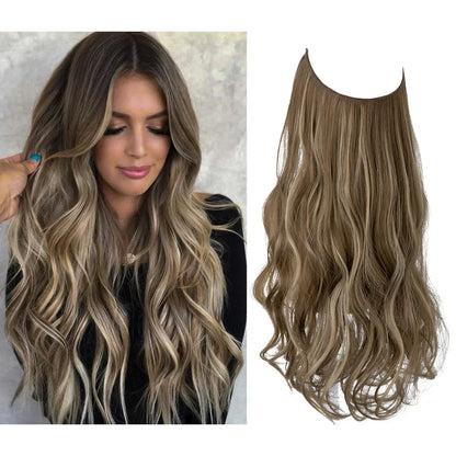 Extensions de Cheveux Réels Premium | Look Glamour et Naturel Instantané