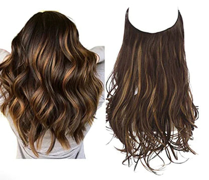 Extensions de Cheveux Réels Premium | Look Glamour et Naturel Instantané