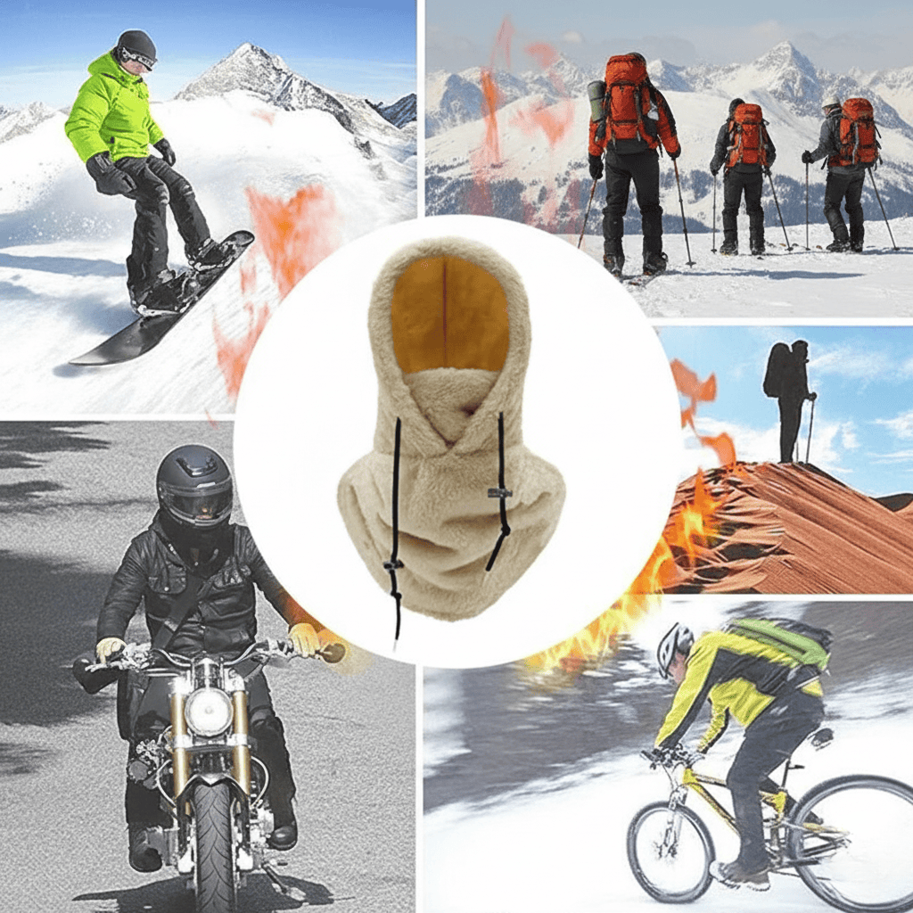Bonnet d'Hiver Thermique pour Hommes | Doublure en Fleece Respirante et Confortable