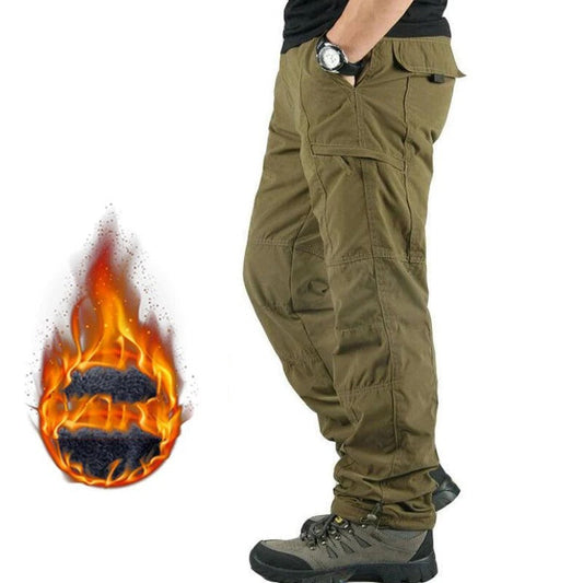 Pantalons Cargo Isolés pour Hommes | Doublure en Polaire et Multi-Poches