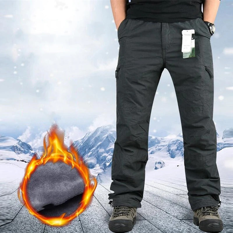 Pantalons Cargo Isolés pour Hommes | Doublure en Polaire et Multi-Poches