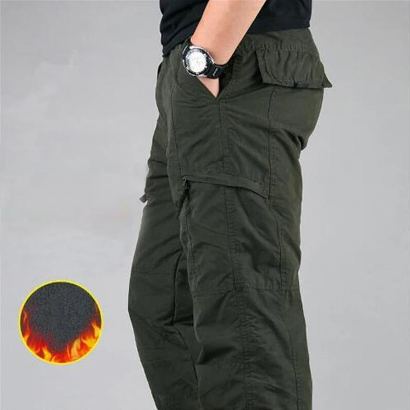 Pantalons Cargo Isolés pour Hommes | Doublure en Polaire et Multi-Poches