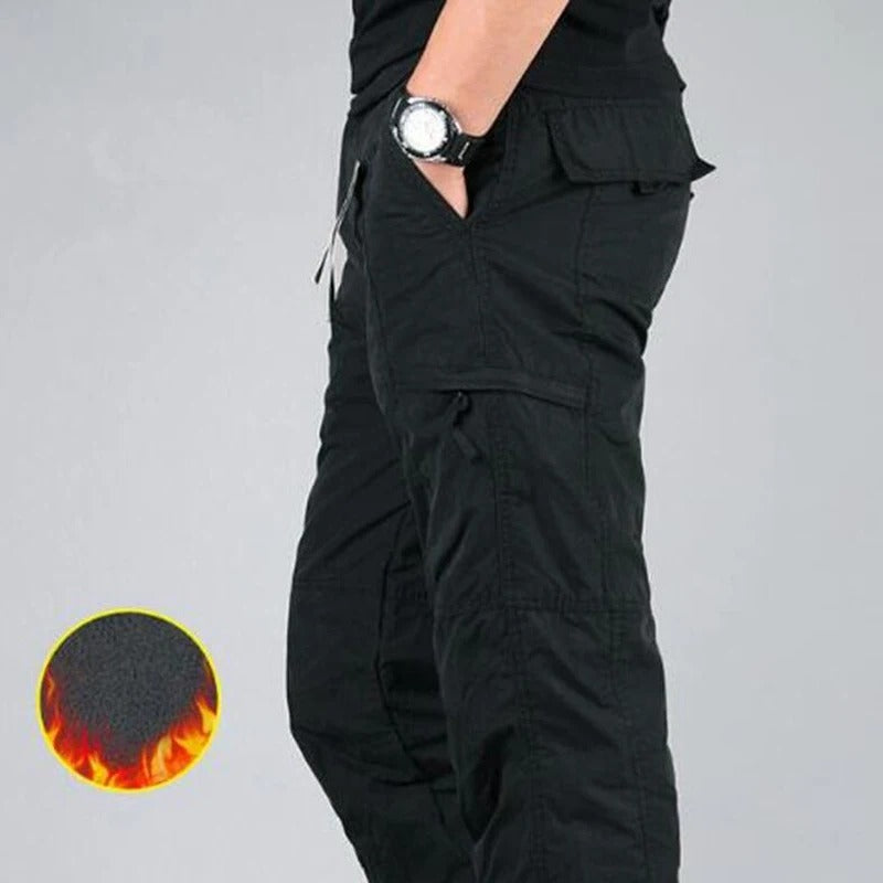 Pantalons Cargo Isolés pour Hommes | Doublure en Polaire et Multi-Poches
