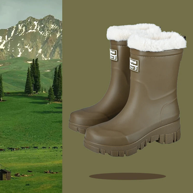 Bottes d'Hiver Imperméables pour Femmes | Isolation Chaude et Semelle Antidérapante