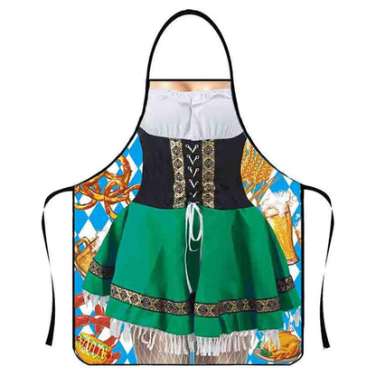 Tabliers Oktoberfest Amusants pour Couples | Look Traditionnel et Humoristique