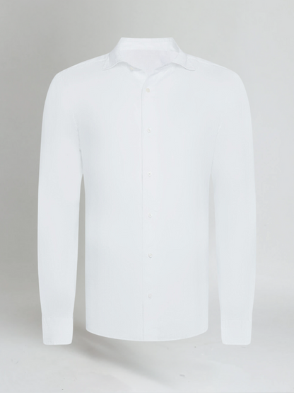 Chemise en Lin Blanc Décontractée | Style Élégant et Confort Respirant