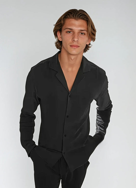 Chemise en Lin Aéré pour Homme | Style Décontracté et Confort Optimal