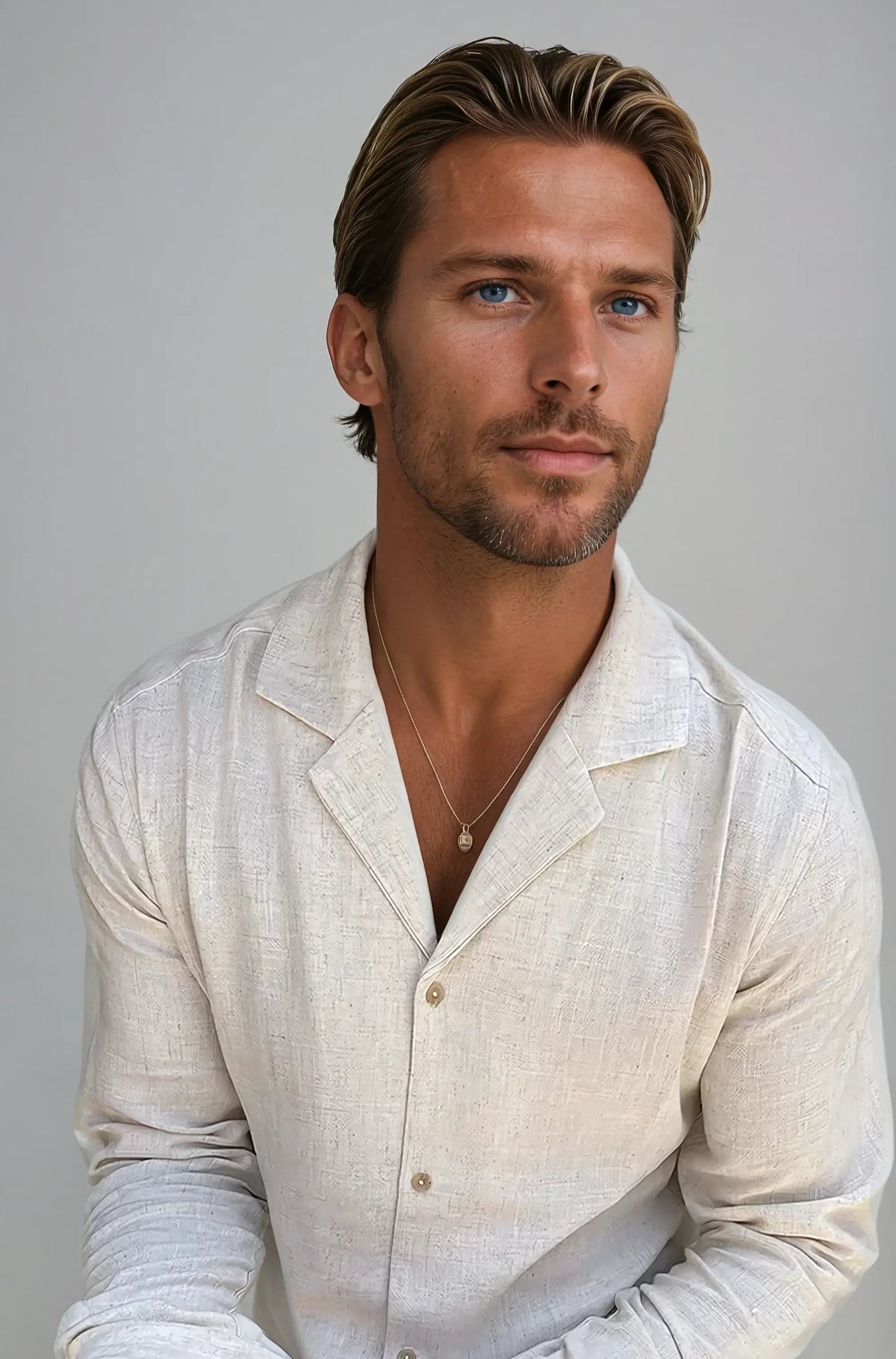 Chemise en Lin Léger pour Homme | Style Classique et Confort Optimal