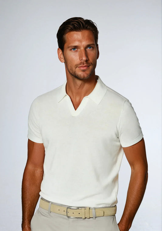 Polo Minimaliste pour Hommes | Style Élégant et Confortable