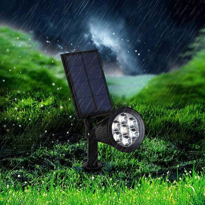 Projecteur Solaire de Jardin | 9 Couleurs LED pour Éclairage Extérieur