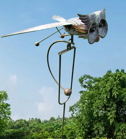 Sculpture Cinétique en Métal | Danse de Lumière et de Vent