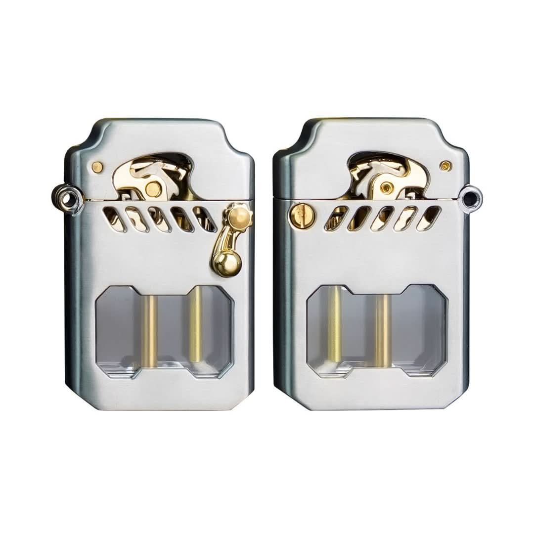 Briquet Résistant au Vent | Mécanisme Élégant pour Aventures Extérieures