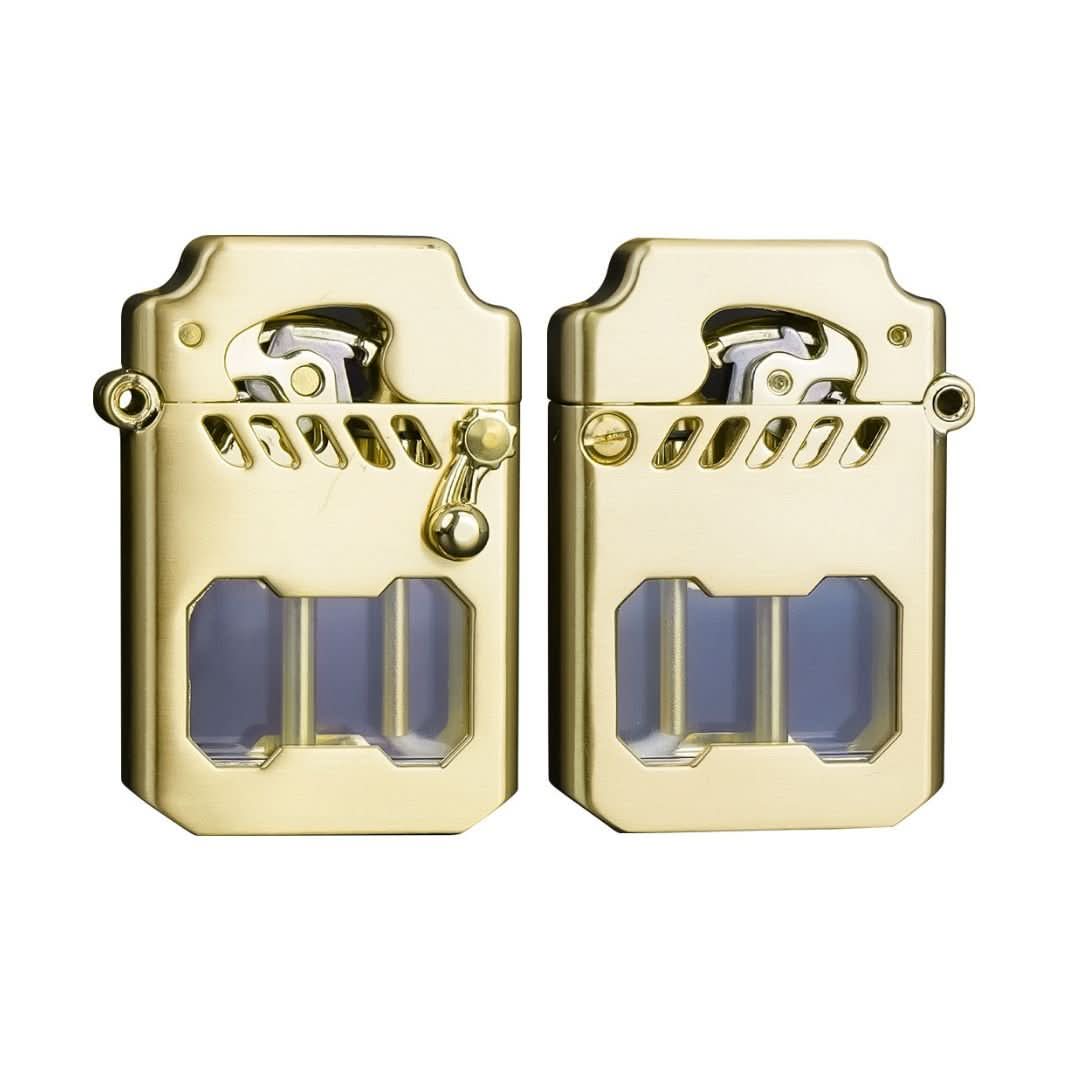 Briquet Résistant au Vent | Mécanisme Élégant pour Aventures Extérieures