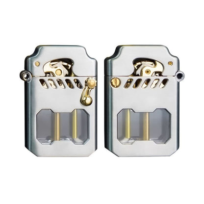 Briquet Résistant au Vent | Mécanisme Élégant pour Aventures Extérieures