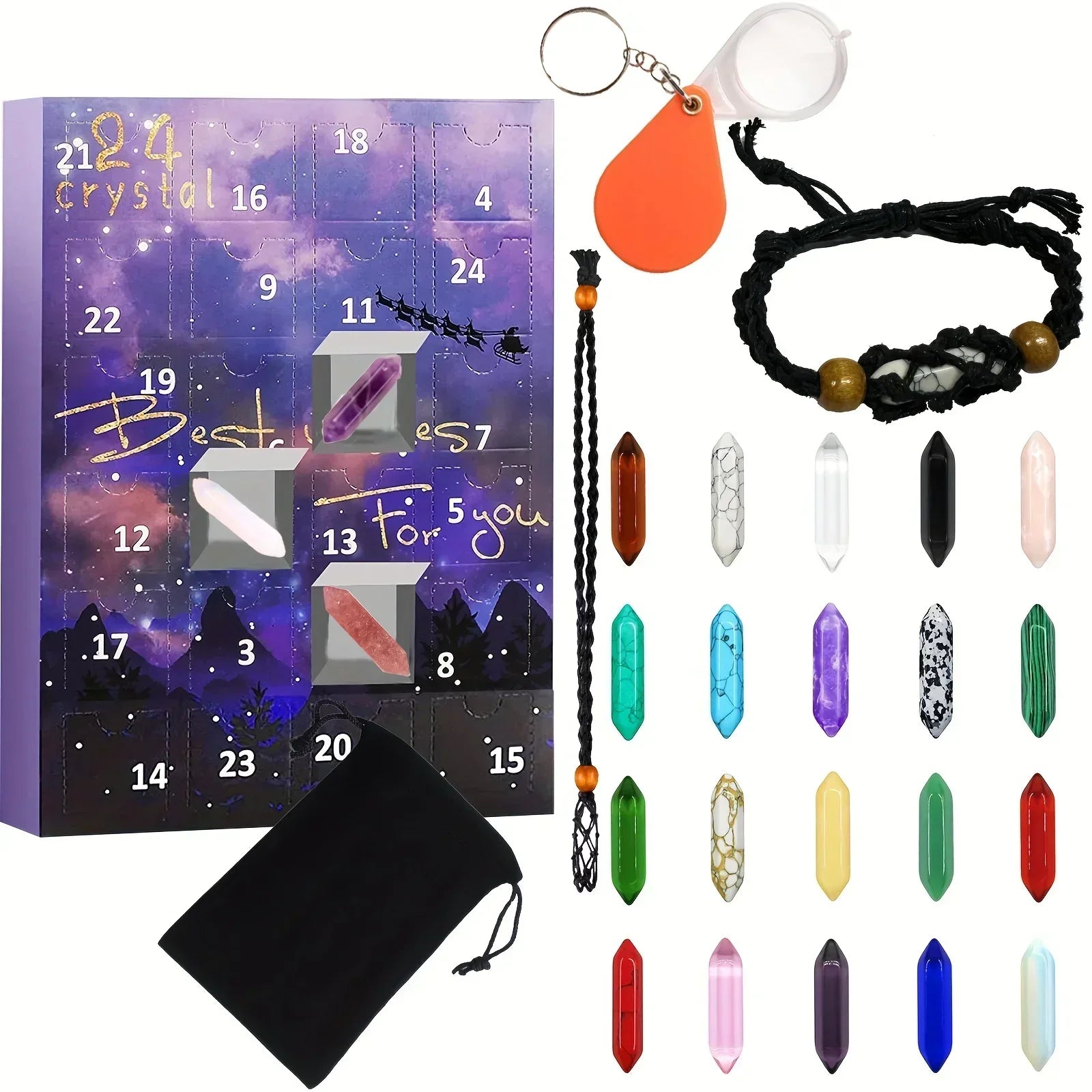 Calendrier de l'Avent Bijoux | 24 Surprises Éducatives et Festives