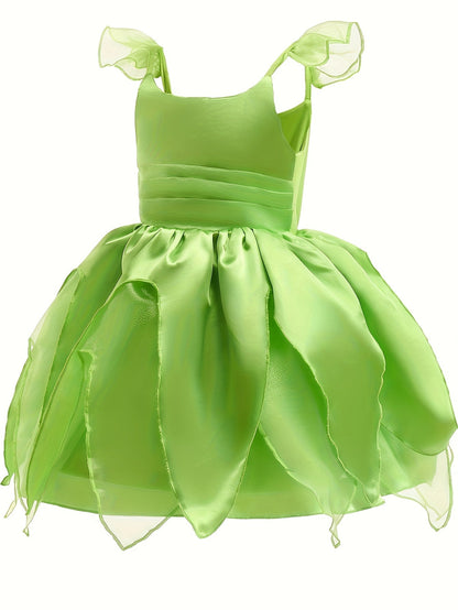 Robe de Fée pour Filles | Sans Manches avec Ailes Magiques