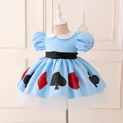Robe de Costume Halloween Fille | Manches Bouffantes et Jupe Parapluie