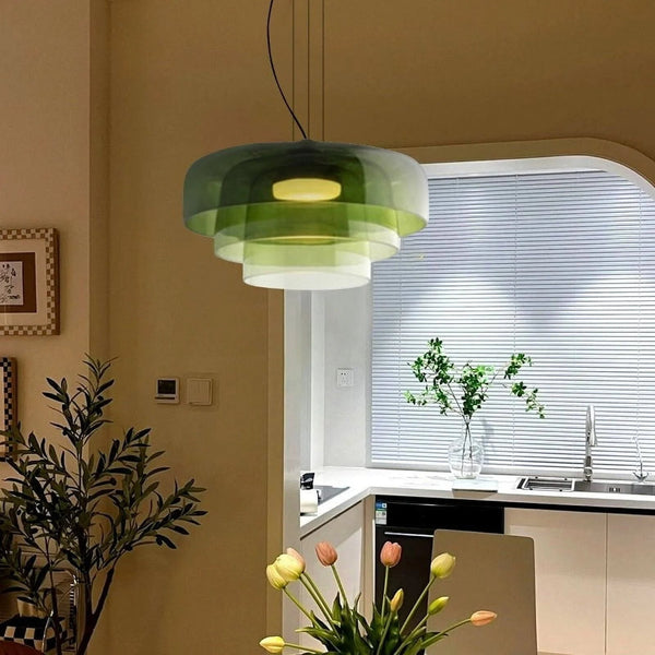 Suspension en Verre Minimaliste | Lueur Élégante et Accueillante