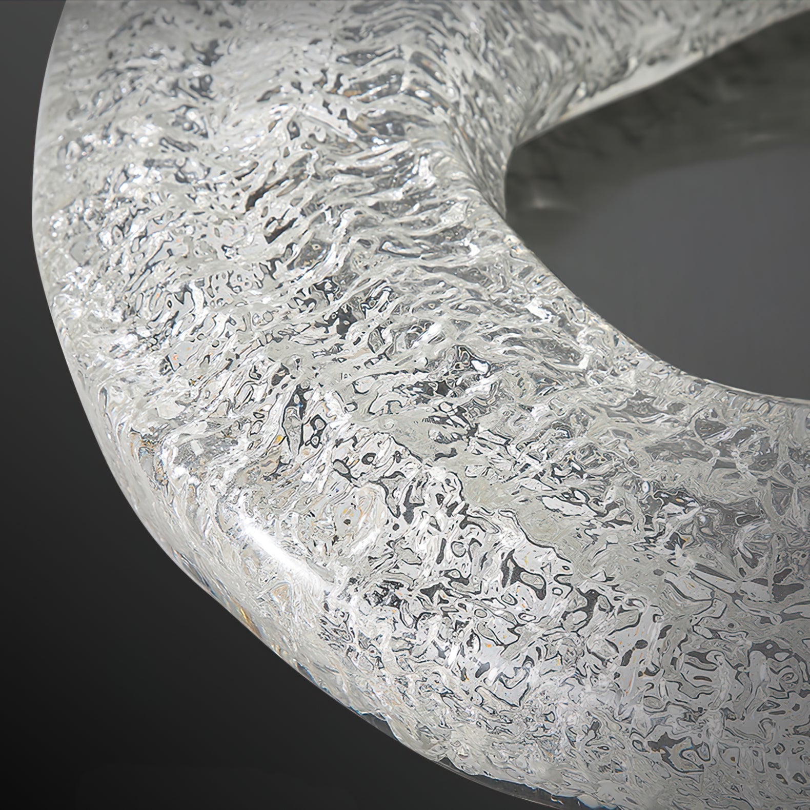 Luminaire de Plafond Sculptural | Éclat Chaleureux et Design Unique