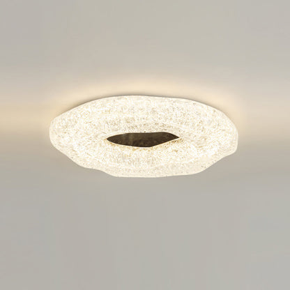 Luminaire de Plafond Sculptural | Éclat Chaleureux et Design Unique