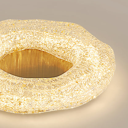 Luminaire de Plafond Sculptural | Éclat Chaleureux et Design Unique