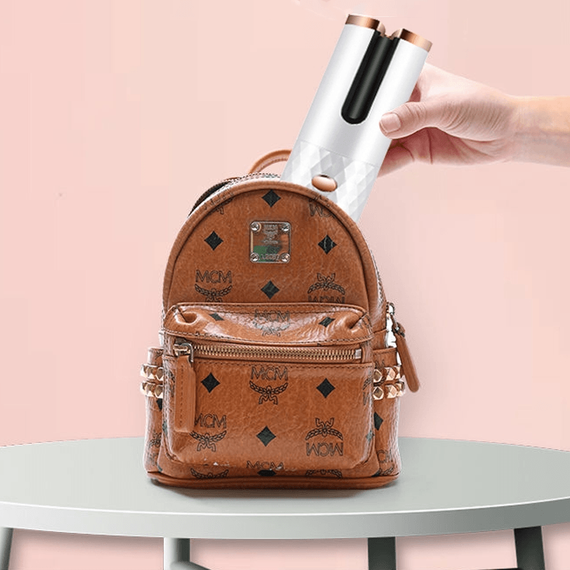 Fer à Friser Automatique Sans Fil | Boucles Parfaites et Brillantes À Tout Moment