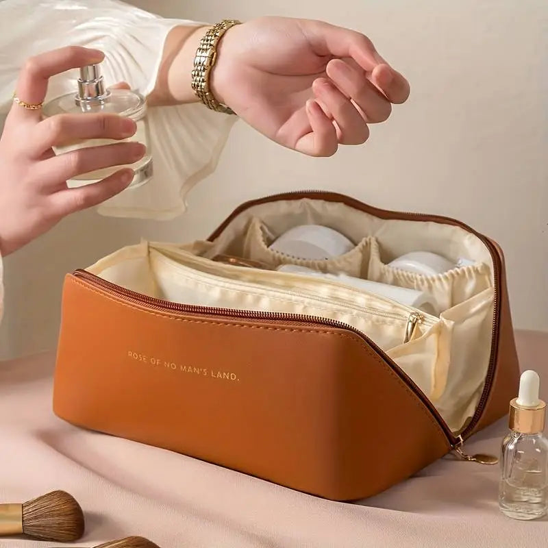 Organisateur de Maquillage Spacieux | Design Élégant et Résistant à l'Eau