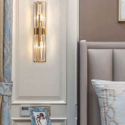 Applique Murale en Cristal | Élégance Contemporaine et Accents Scintillants