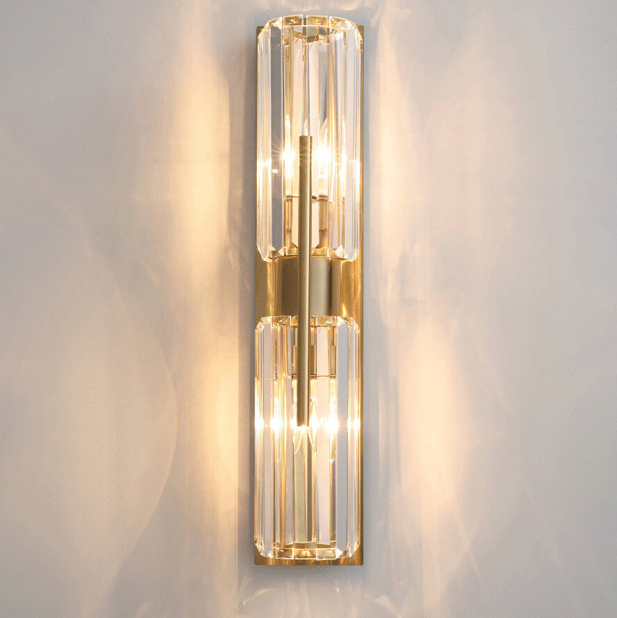 Applique Murale en Cristal | Élégance Contemporaine et Accents Scintillants